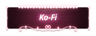 Ko-Fi Panel from Neon Valentine Panels Theme.